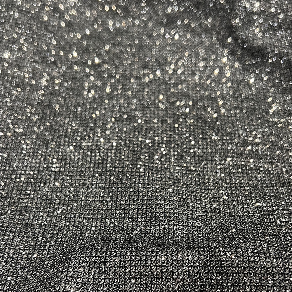RTA Silver Sparkle One Shoulder Going Out Top XS NWOT - Picture 8 of 8